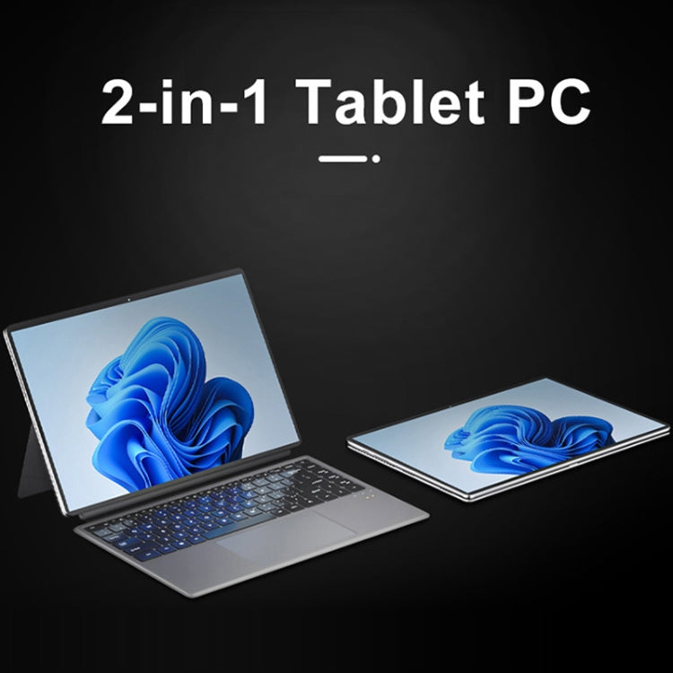 Tablette PC Pipo W14 14,1 pouces 2 en 1, 16 Go+512 Go, Windows 11 Intel Alder Lake N100 Quad Core, avec étui en cuir et clavier