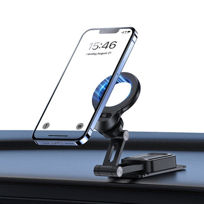Support de Téléphone Magnétique pour Console Centrale de Voiture USAMS US-ZJ076 (Noir)