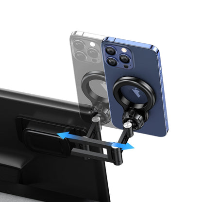 Support de Téléphone Magnétique pour Console Centrale de Voiture USAMS US-ZJ076 (Noir)