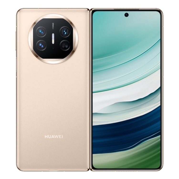 HUAWEI Mate X5, 16GB+512GB Collector Edition, 7.85 inch + 6.4 inch HarmonyOS 4.0.0 Kirin 9000S 7nm Octa-Core 2.16GHz, OTG, NFC, Not Support Google Play(Gold)