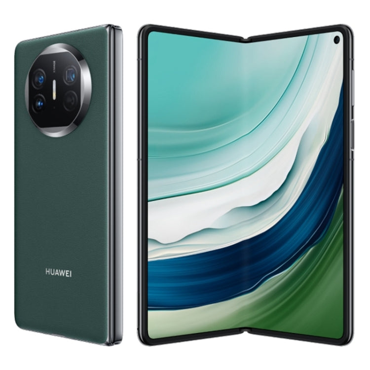 HUAWEI Mate X5, 16GB+1TB Collector Edition, 7.85 inch + 6.4 inch HarmonyOS 4.0.0 Kirin 9000S 7nm Octa-Core 2.16GHz, OTG, NFC, Not Support Google Play(Dark Green)