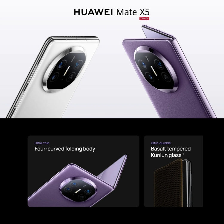 HUAWEI Mate X5, 16GB+512GB Collector Edition, 7.85 inch + 6.4 inch HarmonyOS 4.0.0 Kirin 9000S 7nm Octa-Core 2.16GHz, OTG, NFC, Not Support Google Play(Dark Green)