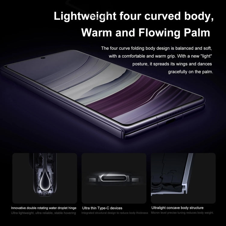 HUAWEI Mate X5, 16GB+512GB Collector Edition, 7.85 inch + 6.4 inch HarmonyOS 4.0.0 Kirin 9000S 7nm Octa-Core 2.16GHz, OTG, NFC, Not Support Google Play(Gold)