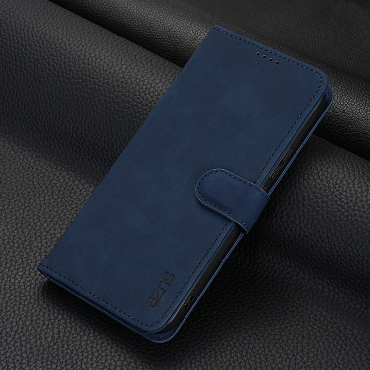 For OPPO A3x 5G / A3 Energy 5G AZNS Skin Feel Calf Texture Flip Leather Phone Case(Blue)
