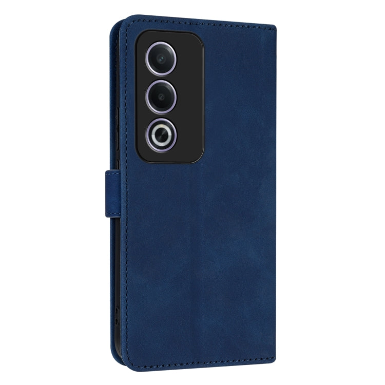 For OPPO A3x 5G / A3 Energy 5G AZNS Skin Feel Calf Texture Flip Leather Phone Case(Blue)