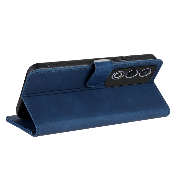 For OPPO A3x 5G / A3 Energy 5G AZNS Skin Feel Calf Texture Flip Leather Phone Case(Blue)
