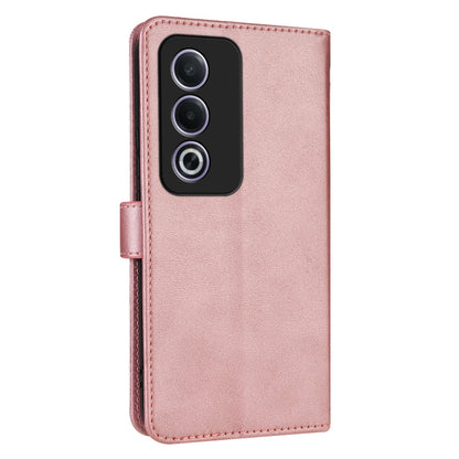 For OPPO A3x 5G / A3 Energy 5G AZNS Skin Feel Calf Texture Flip Leather Phone Case(Rose Gold)