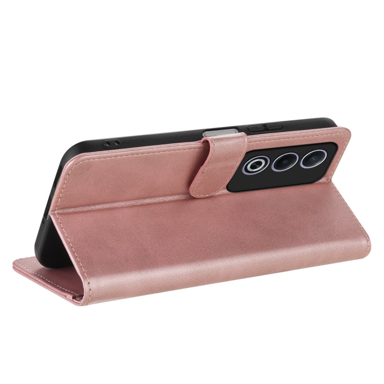 For OPPO A3x 5G / A3 Energy 5G AZNS Skin Feel Calf Texture Flip Leather Phone Case(Rose Gold)
