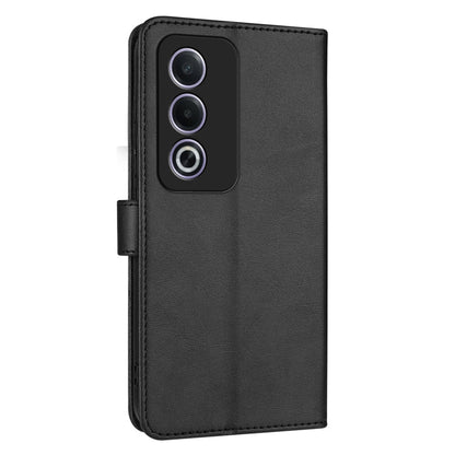 Pour OPPO A3x 5G / A3 Energy 5G Étui de téléphone en cuir à rabat AZNS avec texture de veau (Noir)