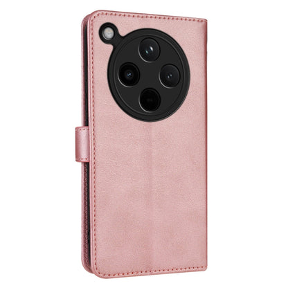 For OPPO Find X8 AZNS Skin Feel Calf Texture Flip Leather Phone Case(Rose Gold)