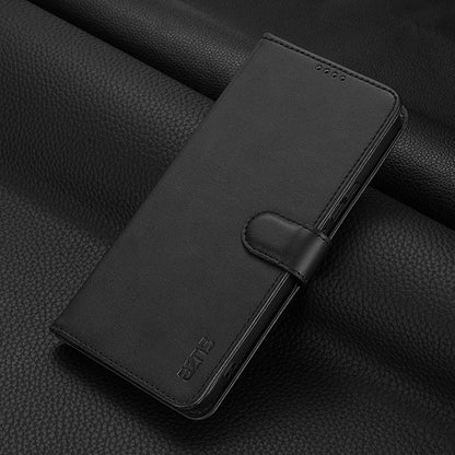 For Huawei nova 12 Pro AZNS Skin Feel Calf Texture Flip Leather Phone Case(Black)