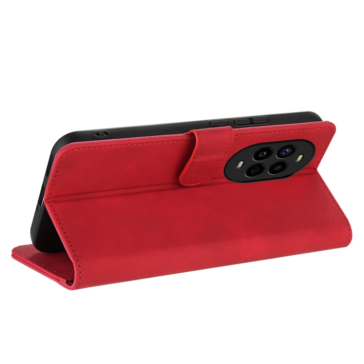 For Huawei nova 13 Pro AZNS Skin Feel Calf Texture Flip Leather Phone Case(Red)