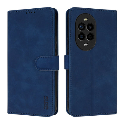 For Huawei nova 13 Pro AZNS Skin Feel Calf Texture Flip Leather Phone Case(Blue)