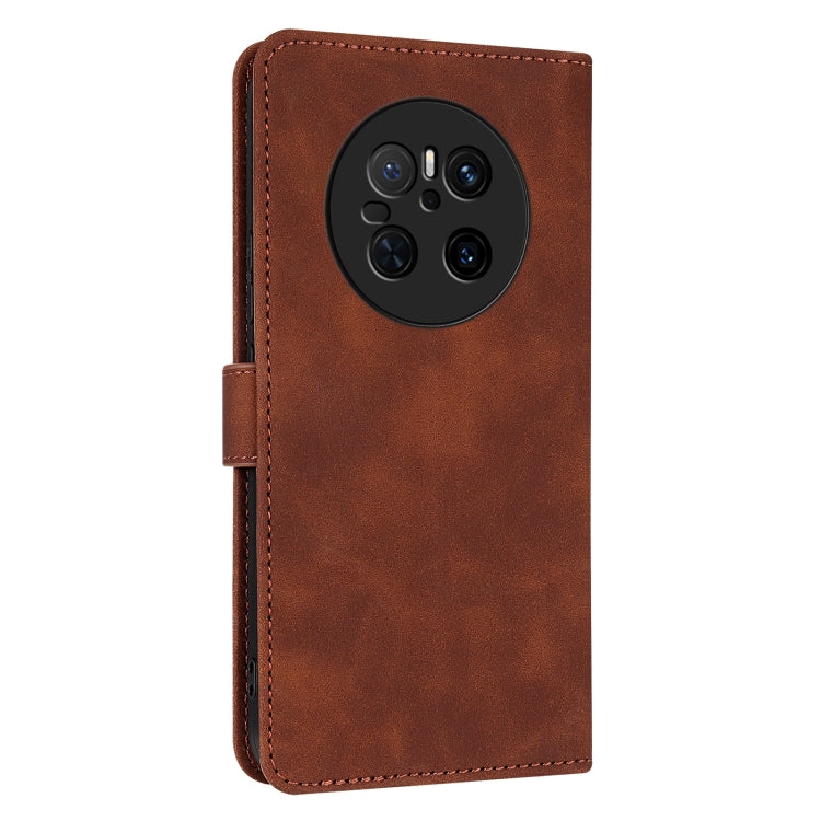 For Huawei Mate 70 AZNS Skin Feel Calf Texture Flip Leather Phone Case(Brown)