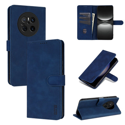 For Huawei Mate 70 AZNS Skin Feel Calf Texture Flip Leather Phone Case(Blue)