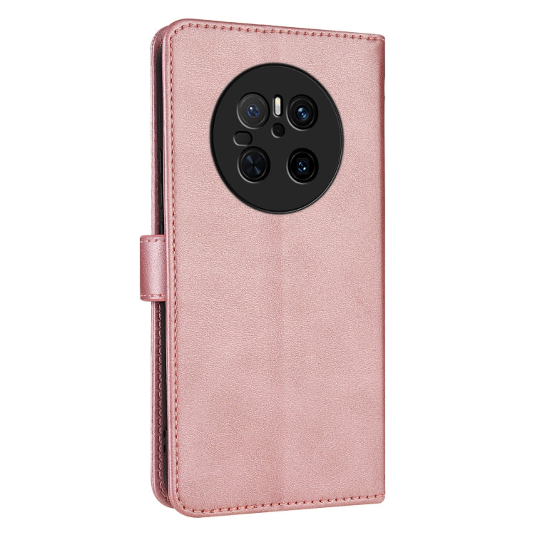 For Huawei Mate 70 AZNS Skin Feel Calf Texture Flip Leather Phone Case(Rose Gold)
