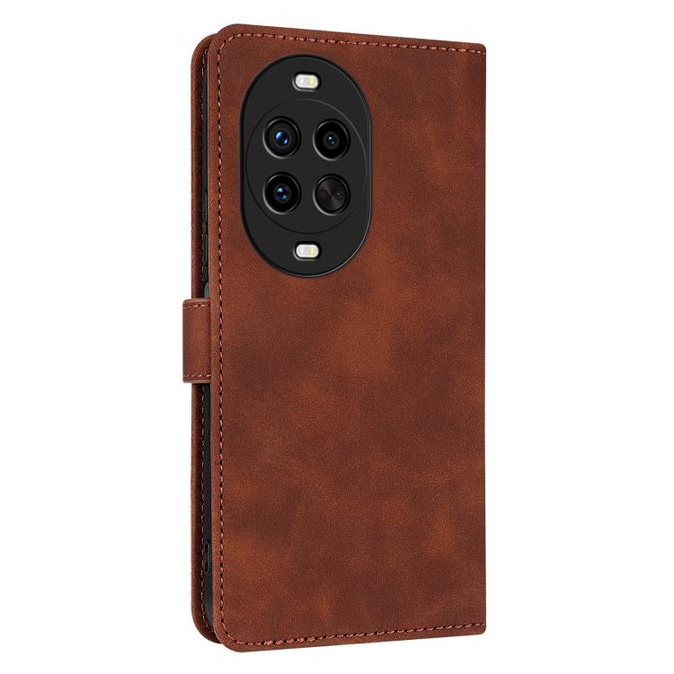 For Huawei nova 14 Ultra 5G AZNS Skin Feel Calf Texture Flip Leather Phone Case(Brown)