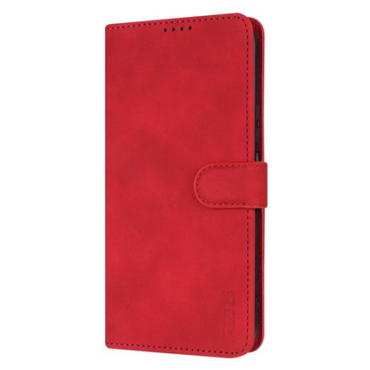 For Huawei nova 14 Ultra 5G AZNS Skin Feel Calf Texture Flip Leather Phone Case(Red)