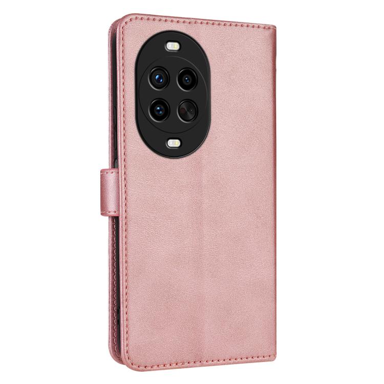 For Huawei nova 14 Ultra 5G AZNS Skin Feel Calf Texture Flip Leather Phone Case(Rose Gold)
