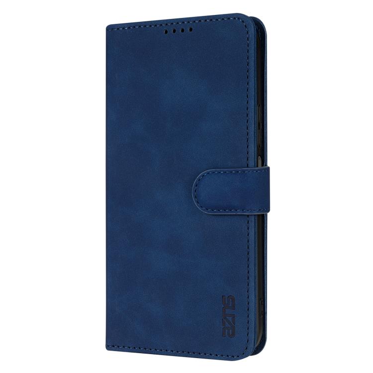 For Huawei nova 14 Pro 5G AZNS Skin Feel Calf Texture Flip Leather Phone Case(Blue)