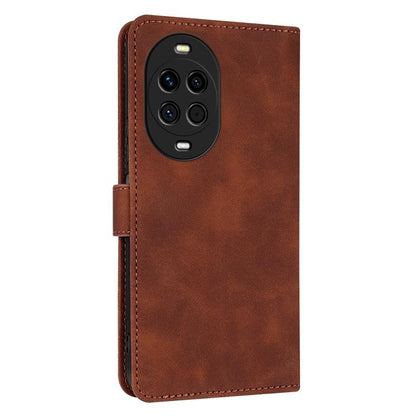For Huawei nova 14 5G AZNS Skin Feel Calf Texture Flip Leather Phone Case(Brown)