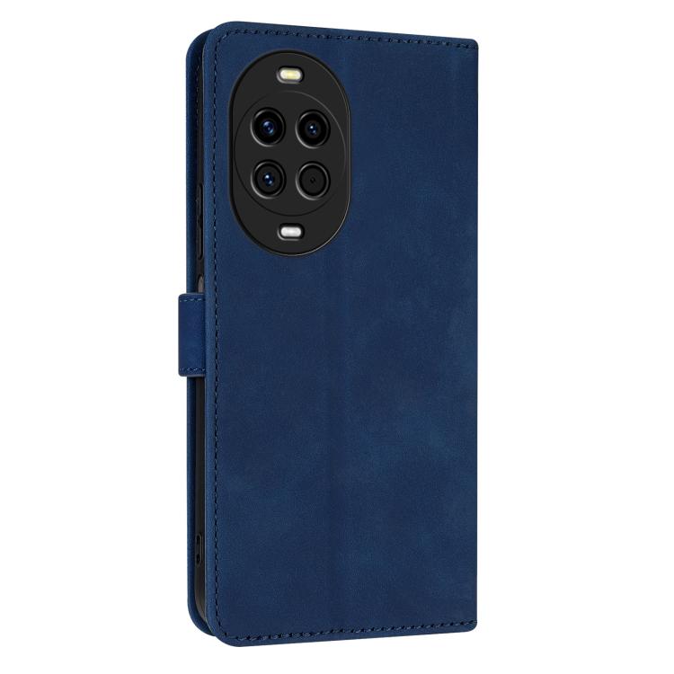 For Huawei nova 14 5G AZNS Skin Feel Calf Texture Flip Leather Phone Case(Blue)