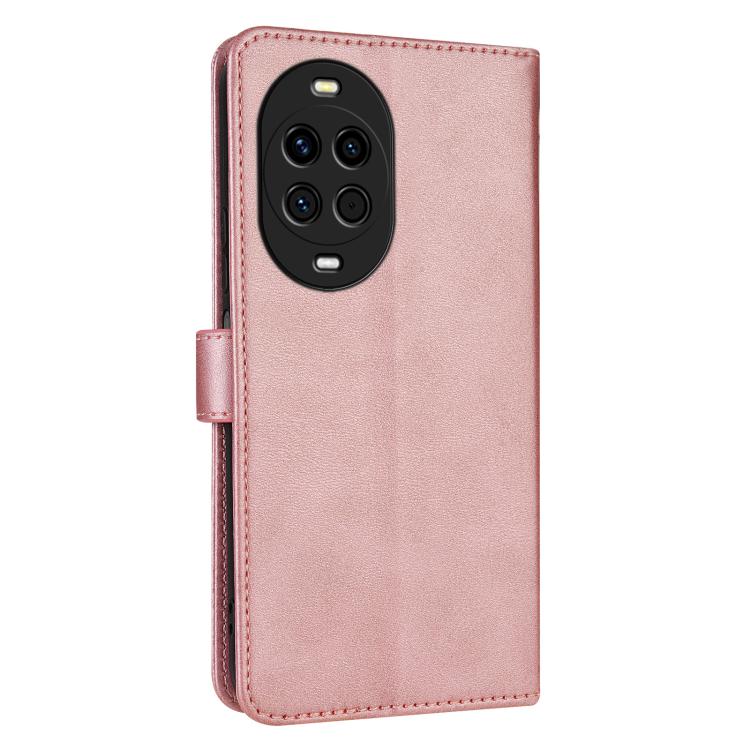 For Huawei nova 14 5G AZNS Skin Feel Calf Texture Flip Leather Phone Case(Rose Gold)