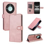 Étui de téléphone en cuir rabattable For Honor X60 AZNS avec texture en peau de veau (or rose)