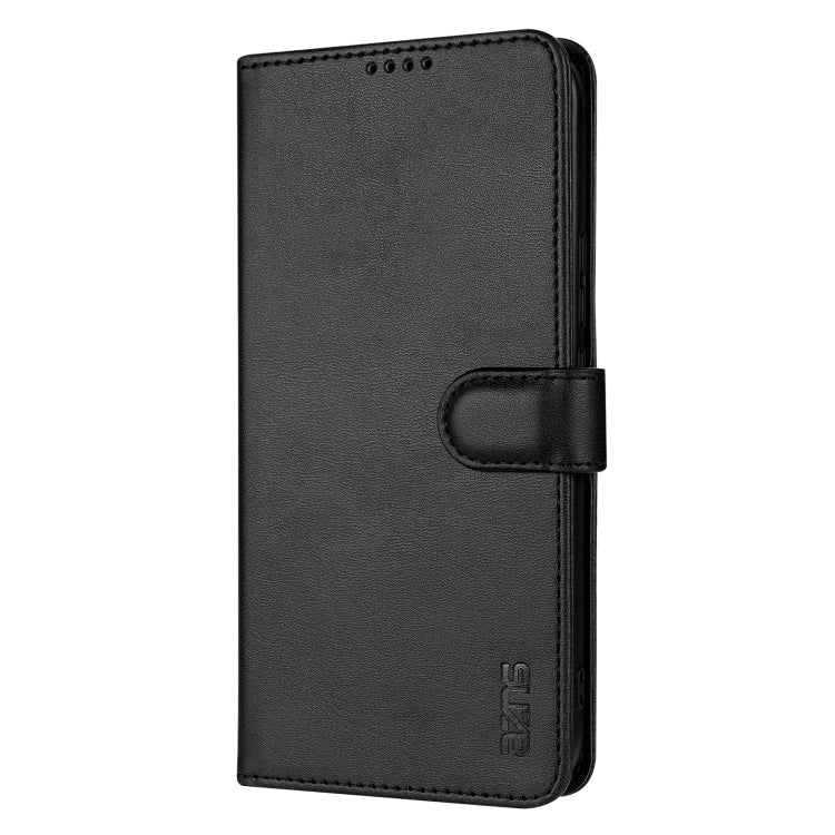 For Honor Magic7 AZNS Skin Feel Calf Texture Flip Leather Phone Case(Black)