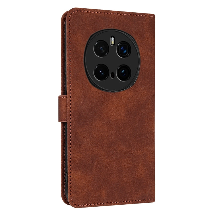 For Honor Magic7 Pro AZNS Skin Feel Calf Texture Flip Leather Phone Case(Brown)