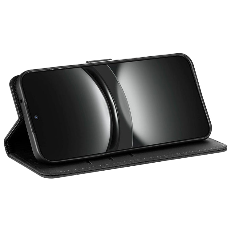 For Honor Magic7 Pro AZNS Skin Feel Calf Texture Flip Leather Phone Case(Black)