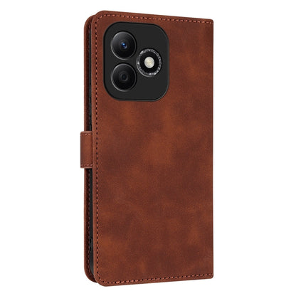 For Honor X60i AZNS Skin Feel Calf Texture Flip Leather Phone Case(Brown)