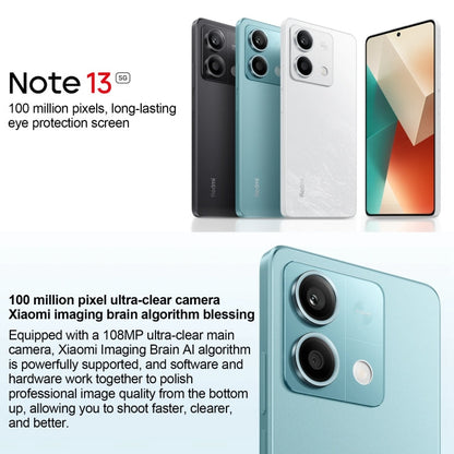 Xiaomi Redmi Note 13 5G, 8GB+128GB,  6.67 inch MIUI 14 Mediatek Dimensity 6080 Octa Core up to 2.4GHz, Network: 5G(Blue)