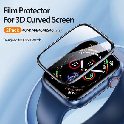 For Apple Watch Series 11 / 10 42mm DUX DUCIS Pmma Series 3D Surface Composite Soft Watch Film