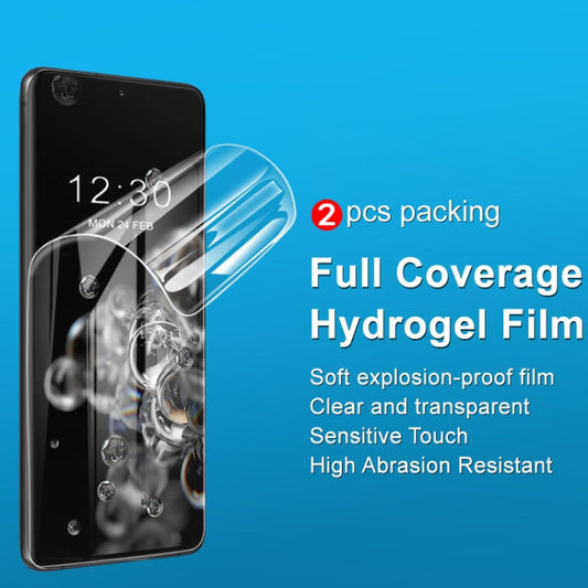 For OnePlus 12 5G 2pcs imak Curved Full Screen Hydrogel Film Protector