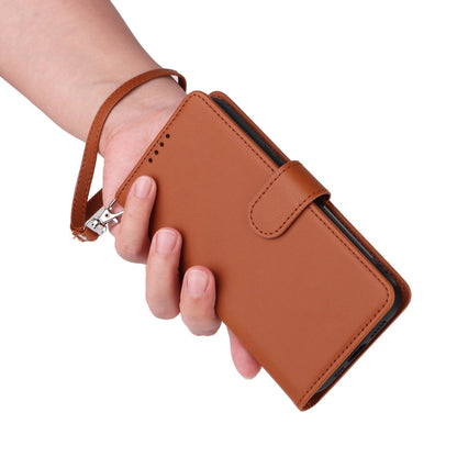 For iPhone 16 Pro BETOPNICE BN-005 2 in 1 Detachable Imitate Genuine Leather Phone Case(Brown)
