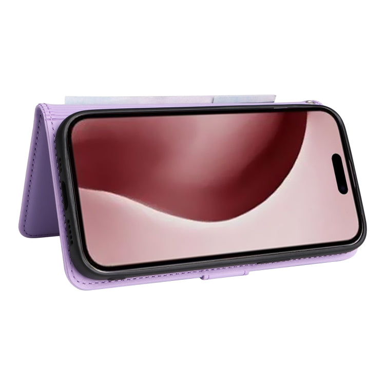 Pour iPhone 16 Pro Max BETOPNICE BN-005 Étui de téléphone détachable 2 en 1 en similicuir (Violet clair)