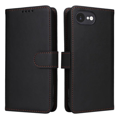For iPhone 16e / 17e BETOPNICE BN-005 2 in 1 Detachable Imitate Genuine Leather Phone Case(Black)