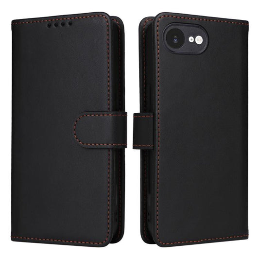 For iPhone 16e / 17e BETOPNICE BN-005 2 in 1 Detachable Imitate Genuine Leather Phone Case(Black)