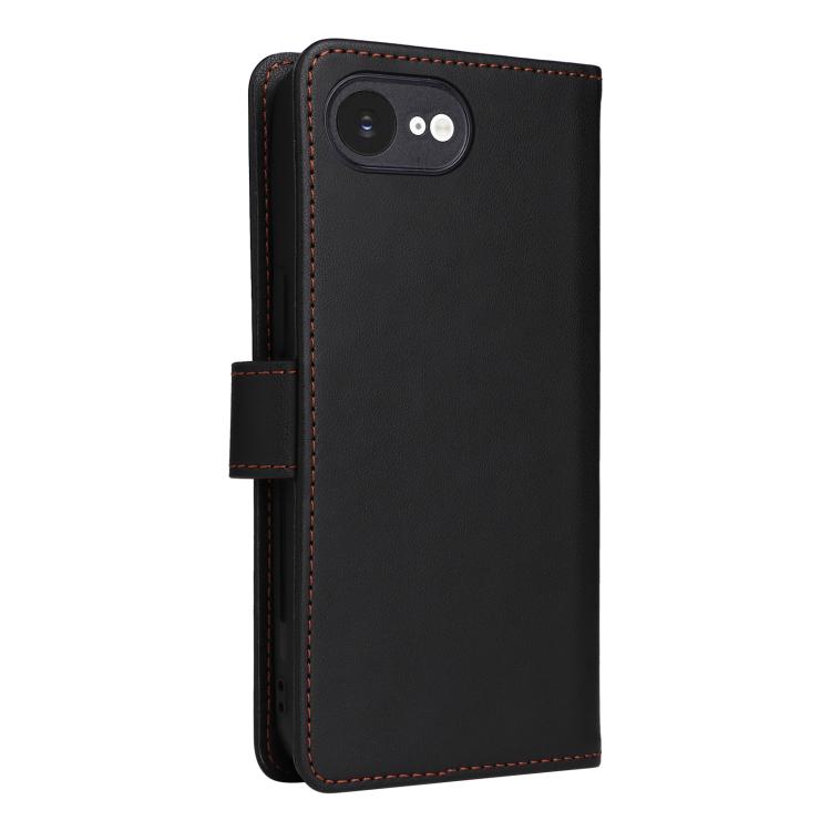 For iPhone 16e / 17e BETOPNICE BN-005 2 in 1 Detachable Imitate Genuine Leather Phone Case(Black)