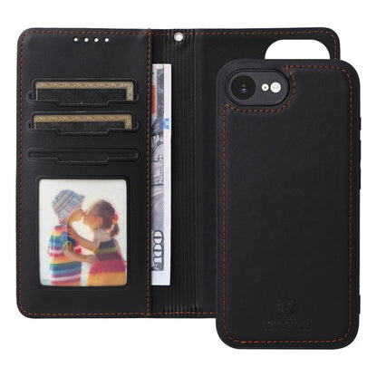 For iPhone 16e / 17e BETOPNICE BN-005 2 in 1 Detachable Imitate Genuine Leather Phone Case(Black)