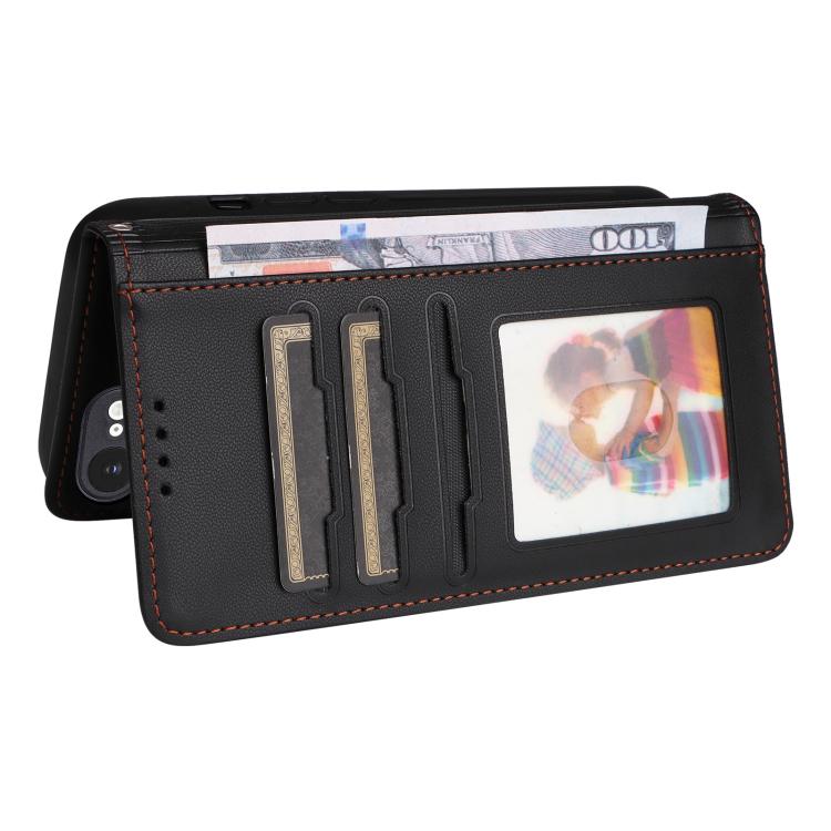 For iPhone 16e / 17e BETOPNICE BN-005 2 in 1 Detachable Imitate Genuine Leather Phone Case(Black)