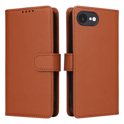 For iPhone 16e / 17e BETOPNICE BN-005 2 in 1 Detachable Imitate Genuine Leather Phone Case(Brown)