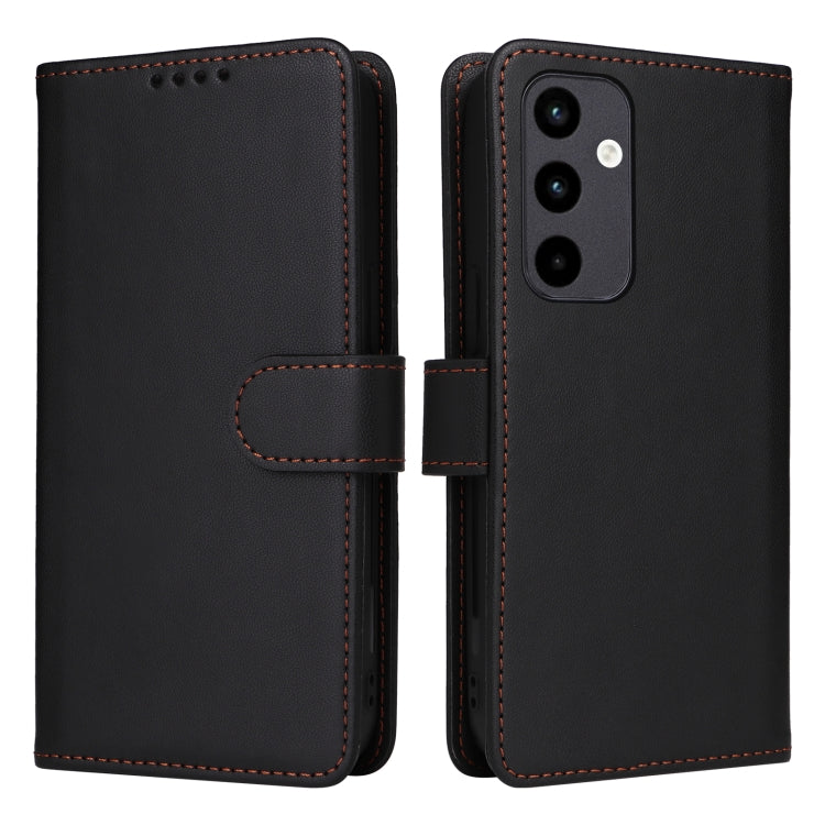 Pour Samsung Galaxy A35 5G Étui de téléphone détachable en similicuir véritable 2-en-1 BETOPNICE BN-005 (Noir)