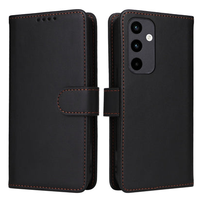 Pour Samsung Galaxy A35 5G Étui de téléphone détachable en similicuir véritable 2-en-1 BETOPNICE BN-005 (Noir)