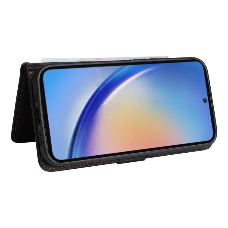 Pour Samsung Galaxy A35 5G Étui de téléphone détachable en similicuir véritable 2-en-1 BETOPNICE BN-005 (Noir)