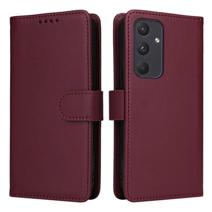 For Samsung Galaxy A55 BETOPNICE BN-005 2 in 1 Detachable Imitate Genuine Leather Phone Case(Wine Red)