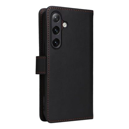 Pour Samsung Galaxy S24 5G BETOPNICE BN-005 Étui de téléphone 2 en 1 détachable en similicuir véritable (noir)