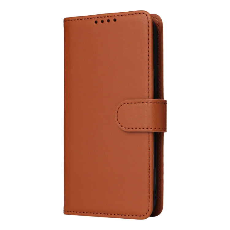 For Samsung Galaxy S24 5G BETOPNICE BN-005 2 in 1 Detachable Imitate Genuine Leather Phone Case(Brown)