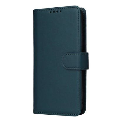 Pour Samsung Galaxy S24 5G BETOPNICE BN-005 Étui de téléphone 2 en 1 détachable en similicuir véritable (Bleu)